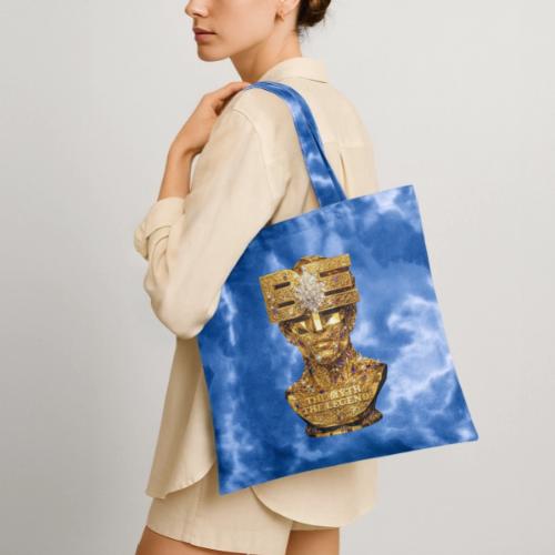 Be the Myth the Legend - Tie Dye Tote Bag