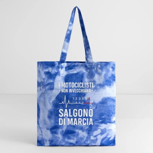 Motorcyclists Never Age Heartbeat Design - Tie Dye Tote Bag