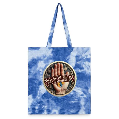 Dad Tax Collector Medallion T Shirt - Tie Dye Tote Bag