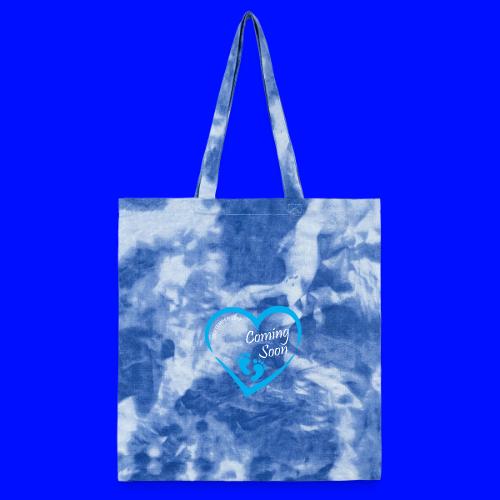 Baby coming soon - Tie Dye Tote Bag