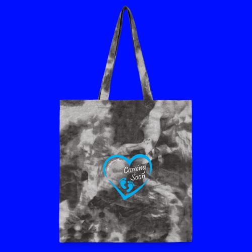 Baby coming soon - Tie Dye Tote Bag