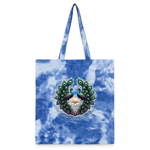 Your Beauty Holds My Soul Peacock Gifts T-Shirt - Tie Dye Tote Bag