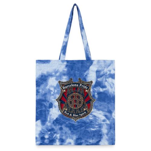 Barcelona Scarlet Pride T Shirt, Soccer City Gift - Tie Dye Tote Bag