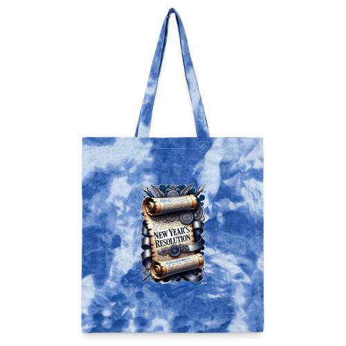New Year's Resolution T-Shirt - Tie Dye Tote Bag