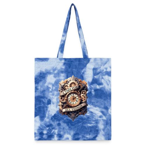 Ornate Clockwork T-Shirt - Tie Dye Tote Bag