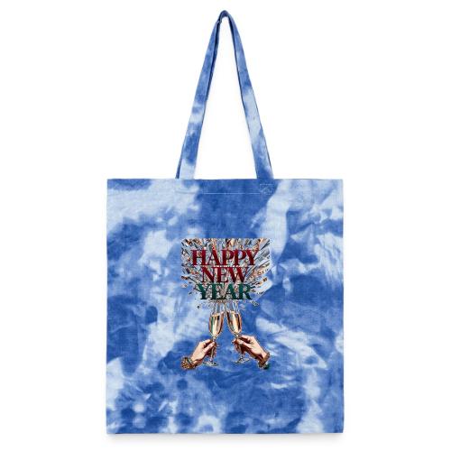 Toasting Hands T-Shirt Confetti Shower Premium - Tie Dye Tote Bag