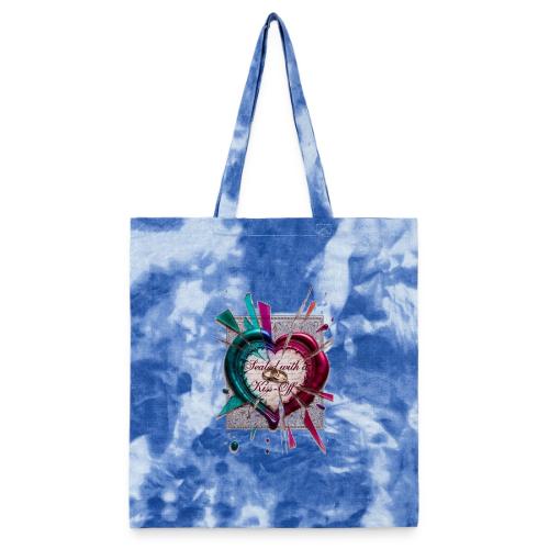 Sealed with a Kiss-Off T-Shirt - Tie Dye Tote Bag