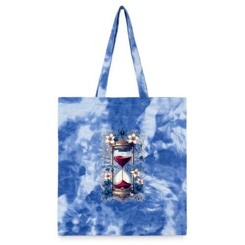 Our Moments Defy Time Hourglass Gifts T-Shirt - Tie Dye Tote Bag