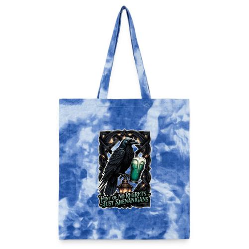 Sarcastic Raven Shenanigans Tee - Tie Dye Tote Bag