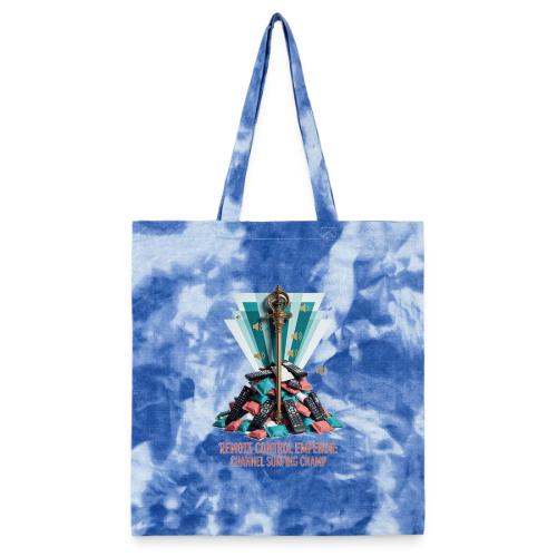 Remote Control Emperor T Shirt - Tie Dye Tote Bag