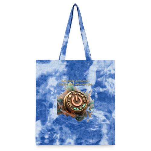 Dad Mode Activated T Shirt, Funny Dad Gift - Tie Dye Tote Bag