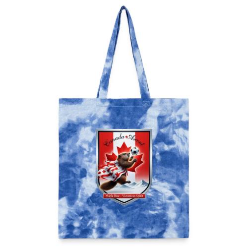Canada Beaver Ascent T-Shirt, Canadian Pride Gift - Tie Dye Tote Bag