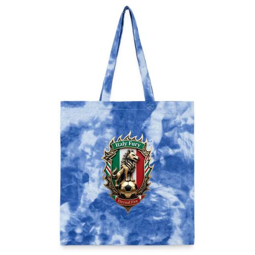 Italy Wolf Fury T-Shirt, Italian Flag Pride Gift - Tie Dye Tote Bag