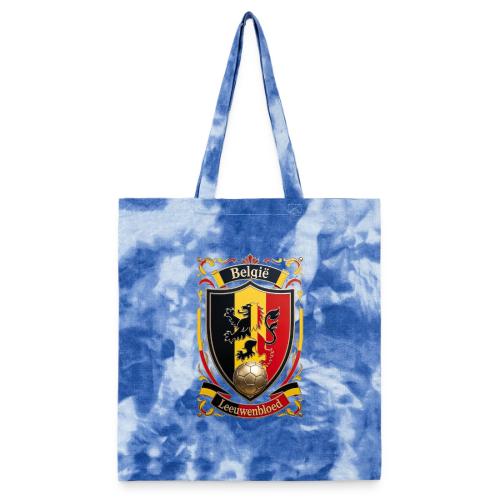 Belgium Lion Crest T-Shirt, Belgian Flag Gift - Tie Dye Tote Bag