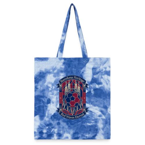 Barcelona Red Heritage T Shirt, Barsa fan Gift - Tie Dye Tote Bag