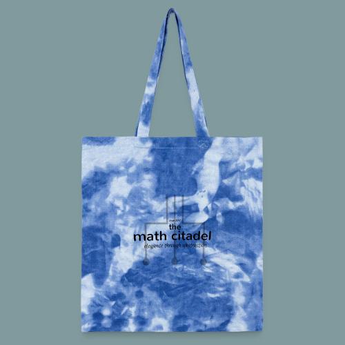 Abstract Math Citadel - Tie Dye Tote Bag