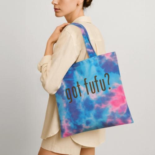gotfufu-black - Tie Dye Tote Bag