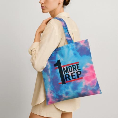 1 More Rep - Tie Dye Tote Bag