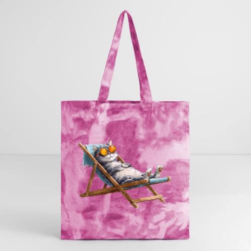 Sunshine Cat Mode - Tie Dye Tote Bag