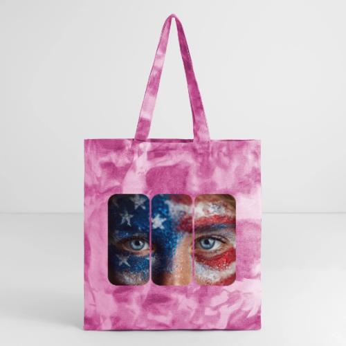 USA: Stars in Her Eyes - Tie Dye Tote Bag