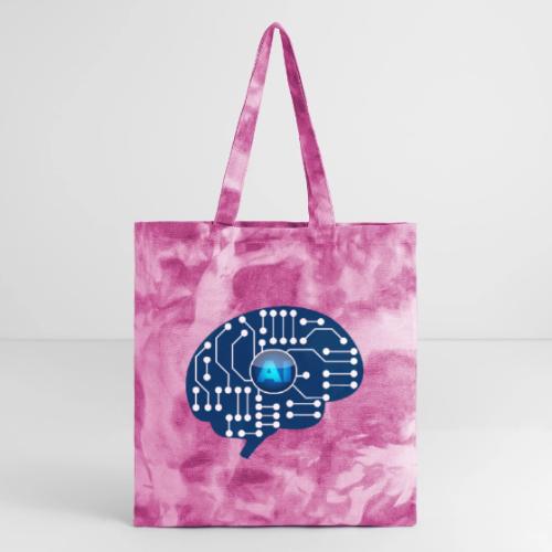 AI: Mind Wired - Tie Dye Tote Bag