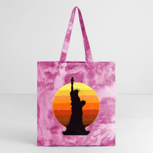 USA: Golden Horizon Liberty - Tie Dye Tote Bag
