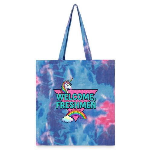 Welcome, Freshmen - Tie Dye Tote Bag