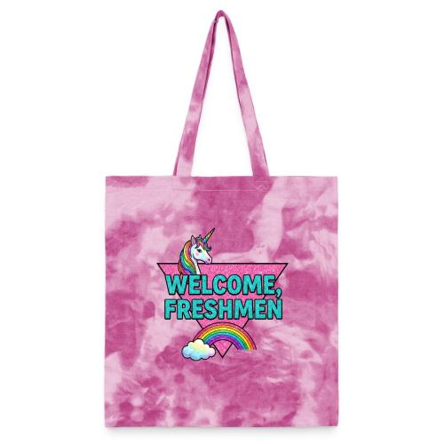 Welcome, Freshmen - Tie Dye Tote Bag