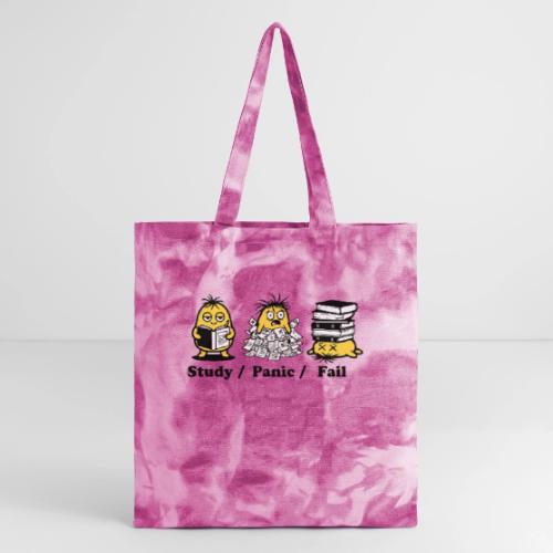 Funny Student Study Panic Fail Back To School - Tie Dye Tote Bag