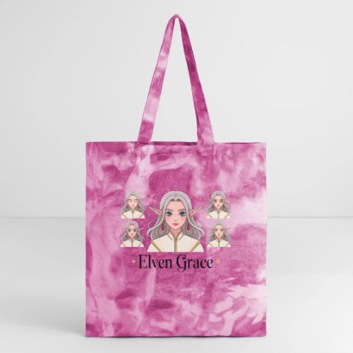 Elven Grace Fantasy Elf Maiden Graphic Magic - Tie Dye Tote Bag
