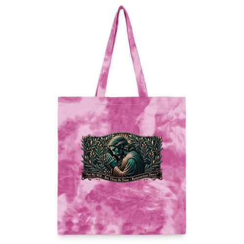 Easter Not My Will Gethsemane T Shirt, Bro Gift - Tie Dye Tote Bag
