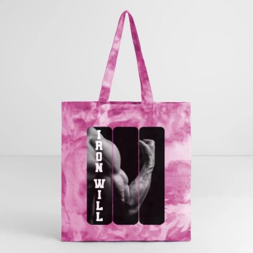 Bodybuilding: Iron Will - Tie Dye Tote Bag