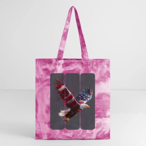 USA: Freedom in Flight - Tie Dye Tote Bag