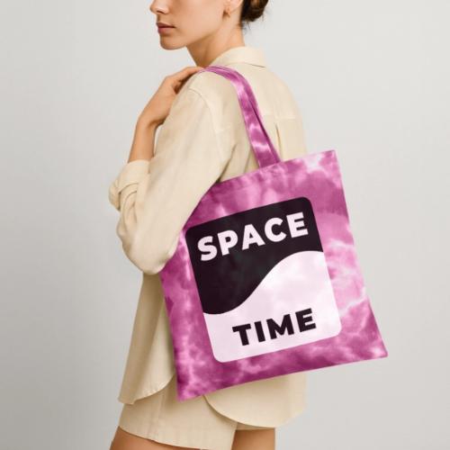 Space-time: Warped Reality - Tie Dye Tote Bag