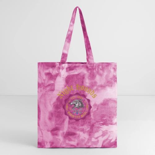 Night Hounds Wolf Patch - Tie Dye Tote Bag