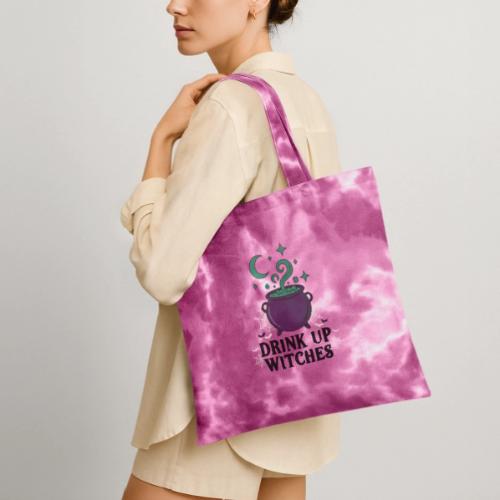 Drink Up Witches t-shirt - Tie Dye Tote Bag