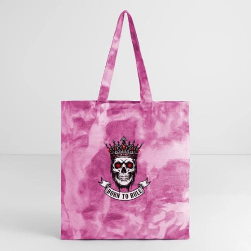 Born to Rule Skull King - Tie Dye Tote Bag
