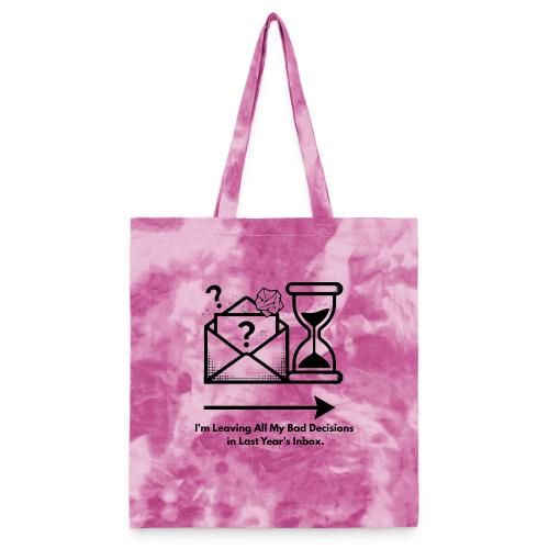 Last Year's Inbox T-Shirt - Tie Dye Tote Bag