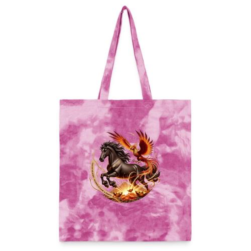 Year of the Horse Phoenix T Shirt, Lunar NY Gift - Tie Dye Tote Bag