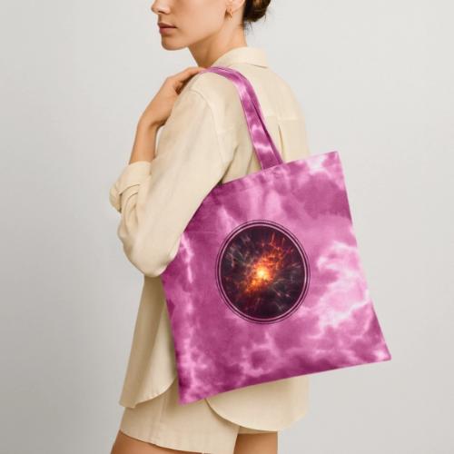 Supernova: Stellar Burst - Tie Dye Tote Bag