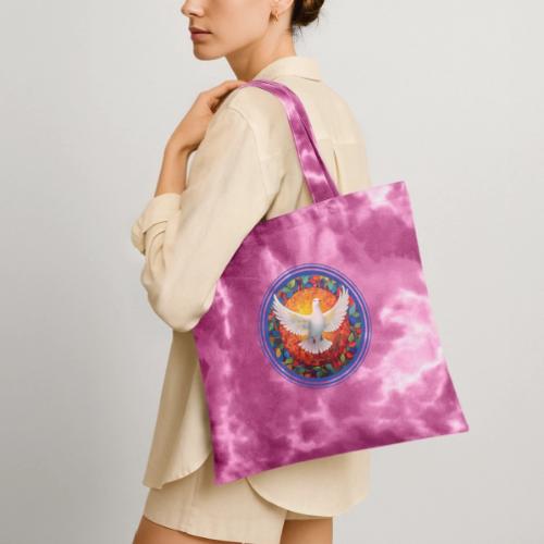 Flight of Hope - Tie Dye Tote Bag