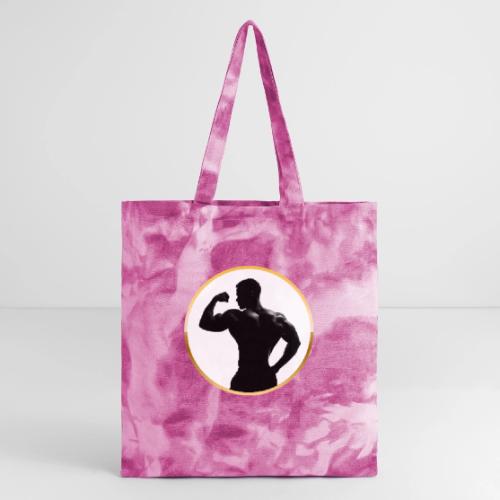 Bodybuilder: Classic Flex Emblem - Tie Dye Tote Bag
