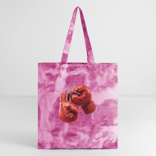 Boxing: Hanging Gloves Icon - Tie Dye Tote Bag