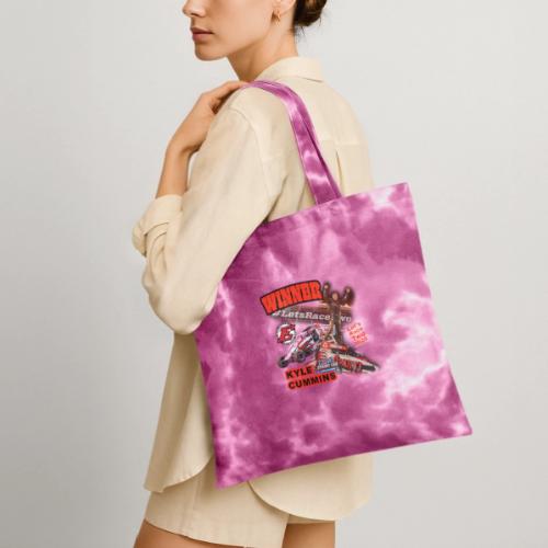 Kyle Cummins #LetsRaceTwo Winner - Tie Dye Tote Bag