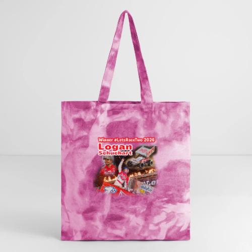 Logan Schuchart #LetsRaceTwo Winner - Tie Dye Tote Bag