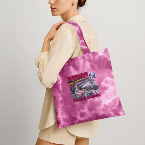 Brady Bacon #LetsRaceTwo Winner - Tie Dye Tote Bag