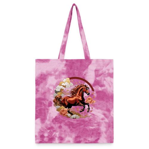 Year of the Horse T Shirt, Lunar New Year Gift - Tie Dye Tote Bag