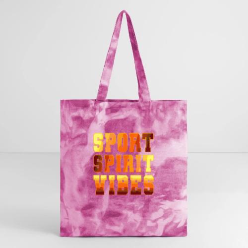 Sport Spirit Vibes Gradient - Tie Dye Tote Bag