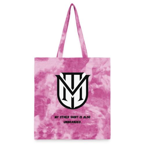 My Other Shirt Is Also Unbranded T-Shirt | Quiet L - Tie Dye Tote Bag