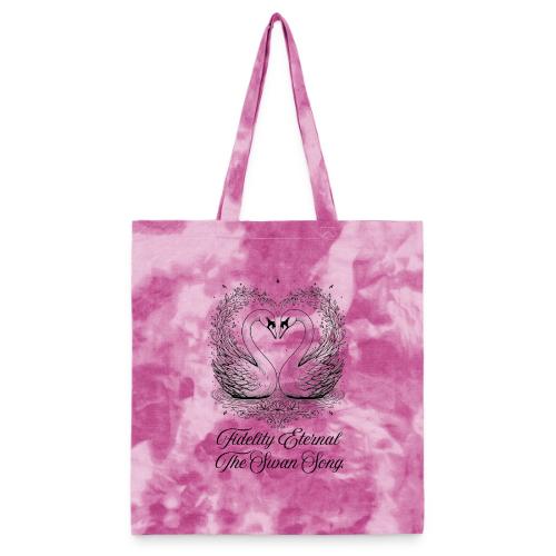 Poetic Swan T-Shirt - Tie Dye Tote Bag
